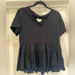 Anthropologie Maeve V Neck Top